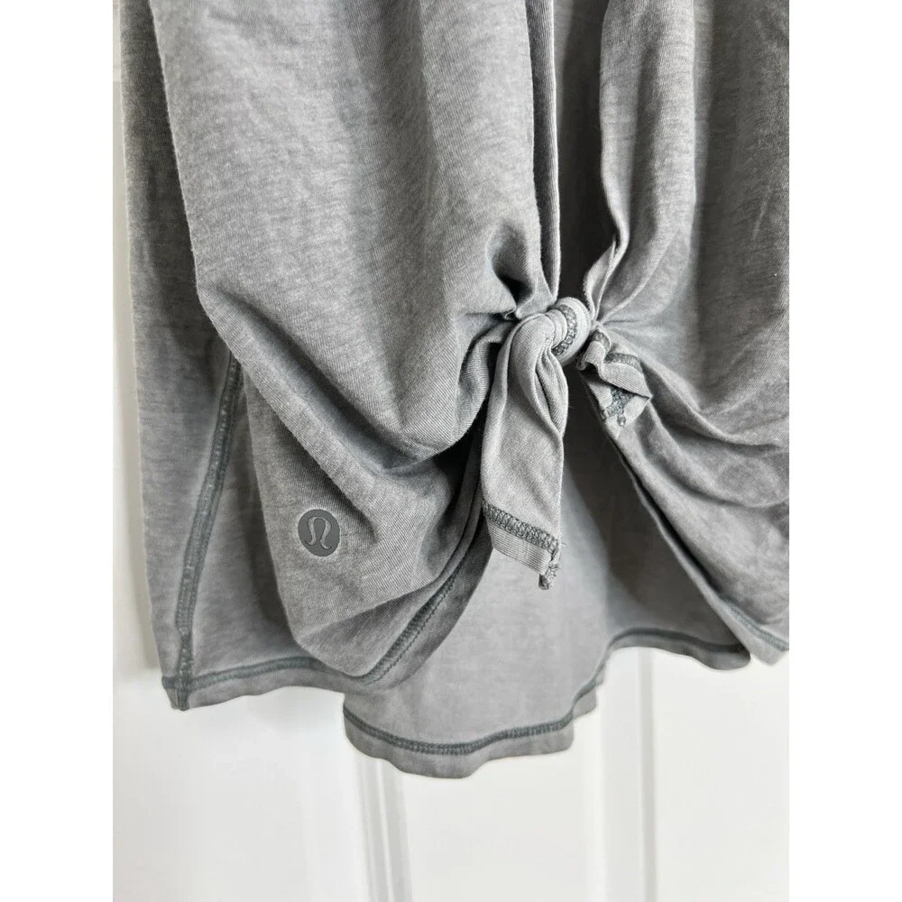 Lululemon All Tied Up Tank *Wash Asphalt Grey Women’s Size 6